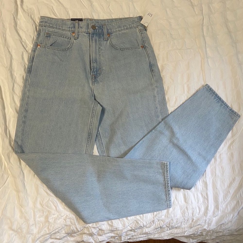 NWT Gap High Rise Barrel Jean - 27T / 4T